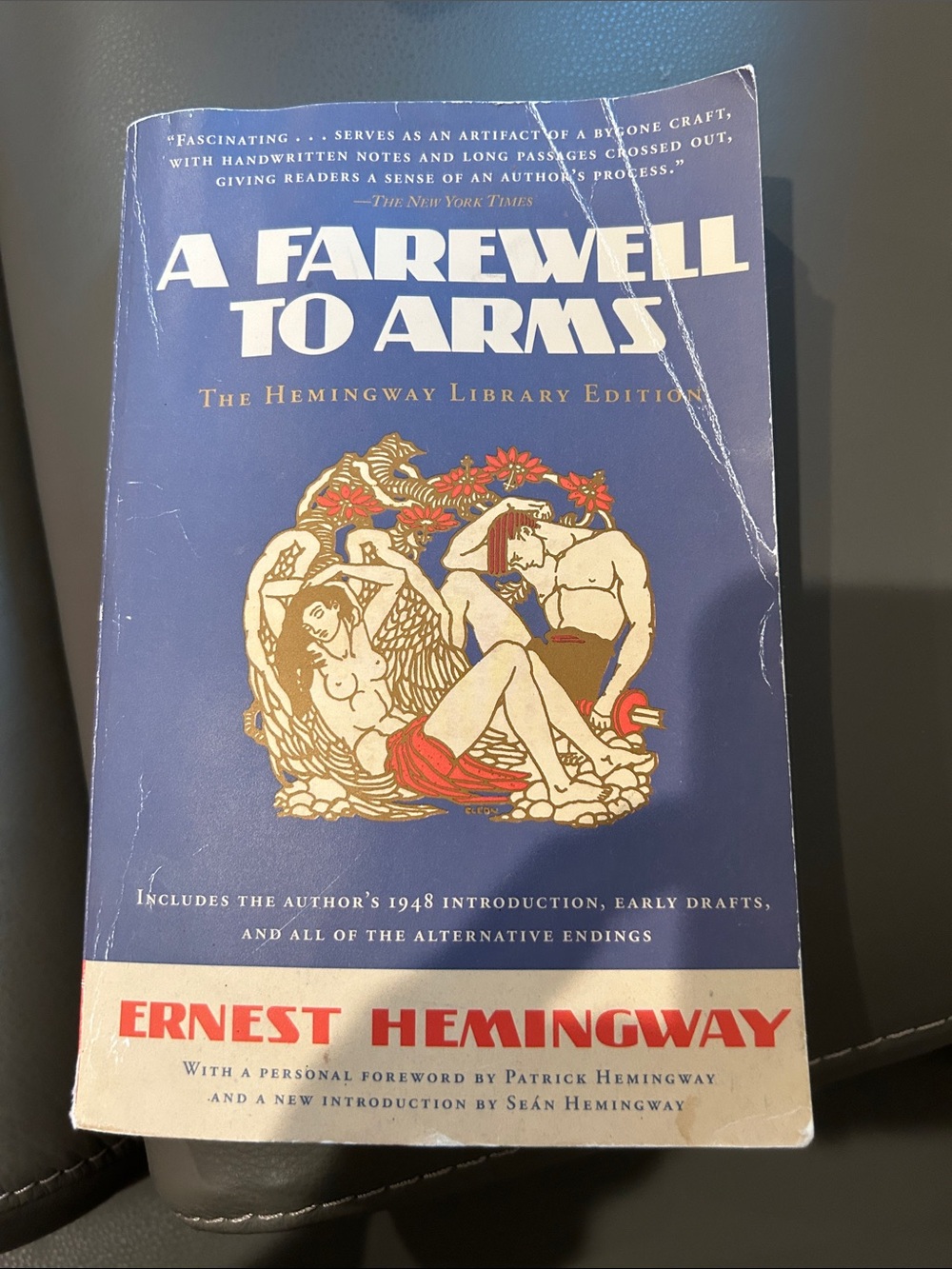 Used A Farewell to Arms by Ernest Hemingway - Blue Paperback Edition